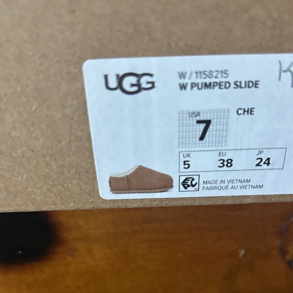 UGG W Pumped Slide - Classic Brown Ugg slides platform brand new